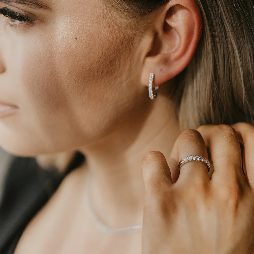 EDEN- Claw Set Diamond Band - Image 3