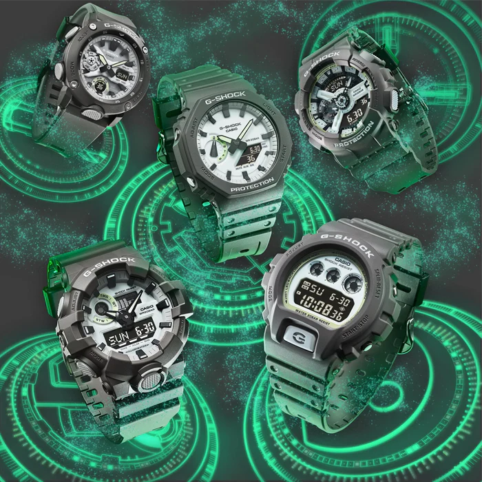 G-Shock Duo Chrono Hidden Glow Watch - GA2000HD-8A - Image 3